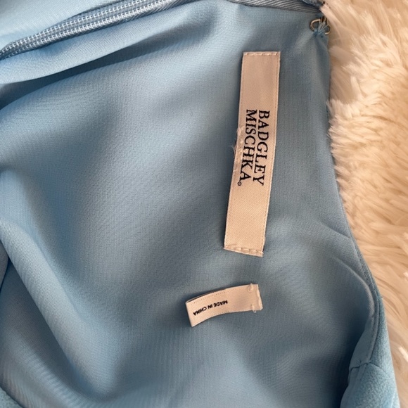 Badgley Mischka chiffon dress - Picture 2 of 7